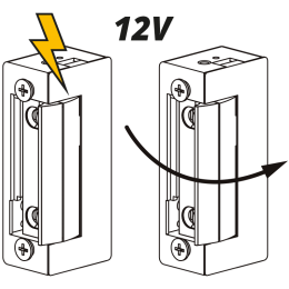 Elektrozaczepy rewersyjne 12V