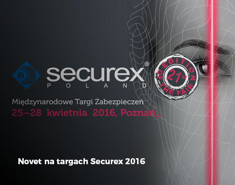 Novet na targach Securex 2016