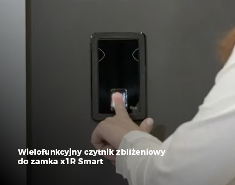 Wielofunkcyjny czytnik zbliżeniowy do zamka x1R Smart