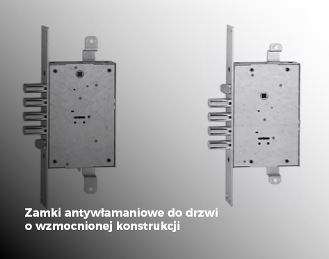 Zamki antywłamaniowe do drzwi o wzmocnionej konstrukcji