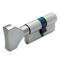 WKŁADKA BĘBENKOWA R6 EXTRA DWUSTRONNA SYSTEMOWA Z GAŁKĄ 30x30, NIKLOWANA MATOWA