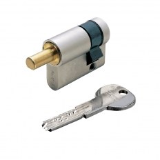 WKŁADKA BĘBENKOWA R6 EXTRA JEDNOSTRONNA DO GAŁKI 35x10, NIKLOWANA MATOWA