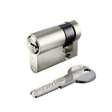 WKŁADKA BĘBENKOWA R6 JEDNOSTRONNA 90x10, 5 KLUCZY, NIKLOWANA MATOWA