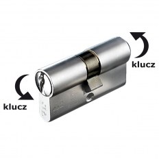 WKŁADKA BĘBENKOWA F6 EXTRA DWUSTRONNA SYSTEMOWA ZE SPRZĘGŁEM BEZPIECZNYM 30x40, NIKLOWANA MATOWA