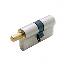 WKŁADKA BĘBENKOWA R6 EXTRA DWUSTRONNA SYSTEMOWA DO GAŁKI 30x30, NIKLOWANA MATOWA