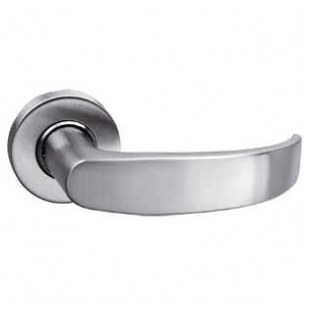 KLAMKA INTERSTEEL SZYLD OKRĄGŁY STAL NIERDZEWNA