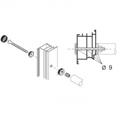 ZESTAW MOCUJĄCY JEDNOSTRONNY (DO DREWNA) NYLON BIAŁY 35mm ZESTAW MOCUJĄCY JEDNOSTRONNY (DO DREWNA) NYLON BIAŁY 35mm