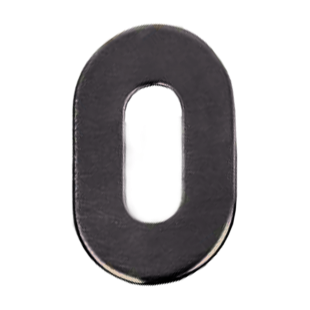 SZYLD DOLNY NUDA SLIM KL [GRUBOŚĆ 1mm] SAMOPRZYLEPNY, LAKIEROWANY NA CZARNO