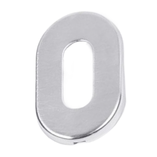 SZYLD DOLNY NUDA STANDARD WB [GRUBOŚĆ 4mm], CHROMOWANY MATOWY