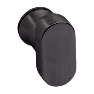 BLOKADA WC NUDA PURE/WIND [GRUBOŚĆ DRZWI 40-60mm, OTWÓR MAX. fi 20mm] LAKIEROWANA NA CZARNO