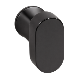BLOKADA WC NUDA PURE/WIND [GRUBOŚĆ DRZWI 40-60mm, OTWÓR MAX. fi 20mm] LAKIEROWANA NA CZARNO