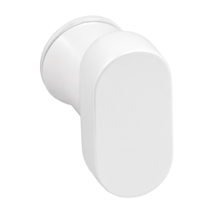 BLOKADA WC NUDA PURE/WIND [GRUBOŚĆ DRZWI 40-60mm, OTWÓR MAX. fi 20mm] LAKIEROWANA NA BIAŁO