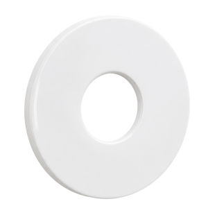 KOMPLET PODKŁADEK fi 30mm DO KLAMEK, DO OTWORU MAX. fi 24mm, LAKIEROWANE NA BIAŁO
