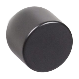 BLOKADA WC NUDA PUNTO MINIMAL [GRUBOŚĆ DRZWI 35-50mm, OTWÓR MAX. fi 16mm] LAKIEROWANA NA CZARNO