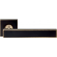 KLAMKA ERA SZYLD KWADRATOWY 019 [MAT BRONZE+PATINE MAT] NP