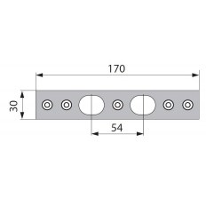 BLACHA ZACZEPOWA DO RYGLI