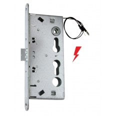 ZAMEK PRZECIWPANICZNY 72WB, E=65mm, [OTWIERANY DO WEWNĄTRZ] PPOŻ., PRAWY, GALWANIZOWANY NA BIAŁO