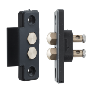 STYKI ELEKTRYCZNE PODWÓJNE Z PODKŁADKAMI [CZARNE]