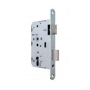 ZAMEK DINFIR3 PPOŻ. 72WB, E=55mm, 235x20x3 mm, PRAWY, GALWANIZOWANY NA BIAŁO