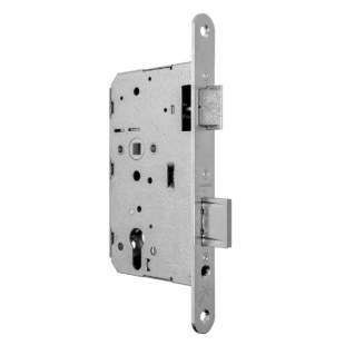 ZAMEK DINFIR3 PPOŻ., FUNKCJA PANICZNA E, 72WB, E=65mm, 235x24x3 mm, KWADRAT 9mm, PRAWY, GALWANIZOWANY NA BIAŁO