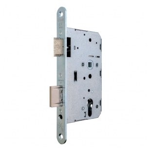 ZAMEK DINFIR3 PPOŻ., FUNKCJA PANICZNA E, 72WB, E=65mm, 235x24x3 mm, KWADRAT 9mm, LEWY, GALWANIZOWANY NA BIAŁO