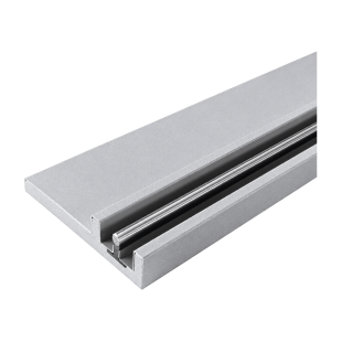 PRÓG WD MEDIUM DO DRZWI I OKIEN PODNOSZONO-PRZESUWNYCH TYPU HS/HST, DŁUGOŚĆ 6m, ALUMINIUM KOLOR SREBRNY MATOWY RAL 9006 MAT [IRONLEV 100683]