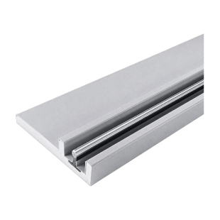 PRÓG WD MEDIUM DO DRZWI I OKIEN PODNOSZONO-PRZESUWNYCH TYPU HS/HST, NA WYMIAR, ALUMINIUM KOLOR SREBRNY RAL 9006 [IRONLEV 100697]