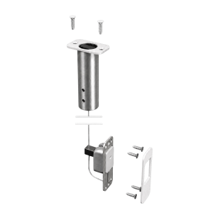 KANTRYGIEL AUTOMATYCZNY PUSH&GO EVO, L-2,5m, LAKIEROWANY NA BIAŁO RAL 9010