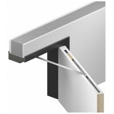 OGRANICZNIK OTWARCIA 120 STOPNI, SKRZYDŁO DREWNIANE DO 65 KG [SZEROKOŚĆ 720-1110mm], OŚCIEŻNICA METALOWA