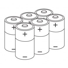 ZESTAW SZEŚCIU BATERII ALKALICZNYCH 1,5VDC DO X1R ZESTAW SZEŚCIU BATERII ALKALICZNYCH 1,5VDC DO X1R