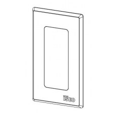 NAKŁADKA NA CZYTNIK LINII PAPILARNYCH WPUSZCZANY [WYSTAWANIE 5mm], CZARNA