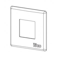 NAKŁADKA NA CZYTNIK LINII PAPILARNYCH NAWIERZCHNIOWY [WYSTAWANIE 5mm], CHROMOWANA MATOWA