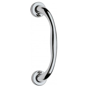 KOMPLET UCHWYTÓW DRZWIOWYCH GARDA 200 mm CR [MONTAŻ PRZELOTOWY DO DREWNA]