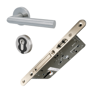 ZAMEK ULOCK NOVUS BATTERY COMFORT WB 72/65, 235x20x3 mm, DIN-R ZEWNĘTRZNY, STAL NIERDZEWNA [Z KLAMKĄ RONNY GK 4 TOP SPEED, GD=39-47mm, STAL NIERDZEWNA]