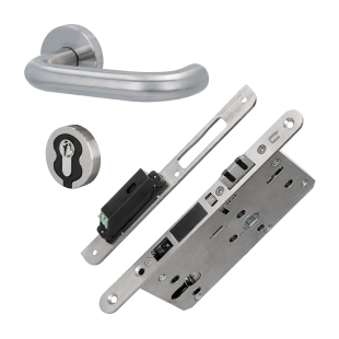 ZAMEK ULOCK NOVUS INDUCTIVE COMFORT WB 72/55, 235x20x3 mm, DIN-R ZEWNĘTRZNY, STAL NIERDZEWNA [Z KLAMKĄ PAULA GK 4 TOP SPEED, GD=39-47mm, STAL NIERDZEWNA]
