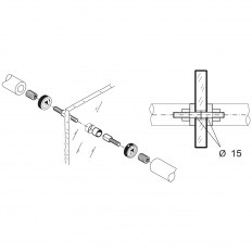 ZESTAW MOCUJĄCY PVD śr. 35mm