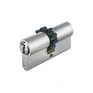 WKŁADKA BĘBENKOWA F5 DWUSTRONNA SYSTEMOWA Z ZĘBATKĄ 35x35, NIKLOWANA MATOWA