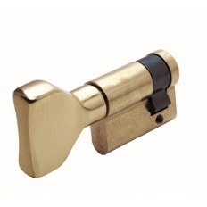 WKŁADKA BĘBENKOWA F5 JEDNOSTRONNA Z GAŁKĄ 50x10, MOSIĄDZ NATURALNY