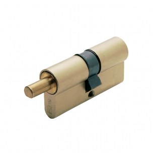 WKŁADKA BĘBENKOWA F5 DWUSTRONNA SYSTEMOWA DO GAŁKI 45x35, MOSIĄDZ NATURALNY