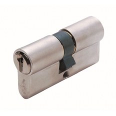 WKŁADKA BĘBENKOWA F5 DWUSTRONNA SYSTEMOWA ZE SPRZĘGŁEM BEZPIECZNYM 30x30, NIKLOWANA MATOWA