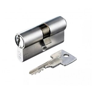 WKŁADKA BĘBENKOWA F6 EXTRA DWUSTRONNA 40x55, 5 KLUCZY, KARTA KODOWA, NIKLOWANA MATOWA