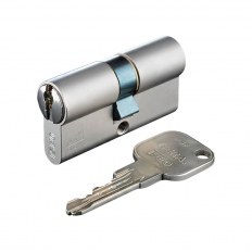 WKŁADKA BĘBENKOWA CSF F9 BASIC DWUSTRONNA 30x65, 3 KLUCZE, NIKLOWANA MATOWA