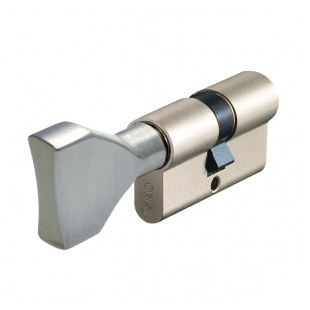 WKŁADKA BĘBENKOWA CSF F9 BASIC DWUSTRONNA SYSTEMOWA Z GAŁKĄ 50x40, NIKLOWANA MATOWA