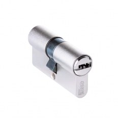 WKŁADKA BĘBENKOWA R700 DWUSTRONNA 40x65, 5 KLUCZY, NIKLOWANA MATOWA