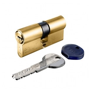 WKŁADKA BĘBENKOWA R7 EXTRA DWUSTRONNA 45x60, 5 KLUCZY, MOSIĄDZ MATOWY