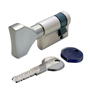 WKŁADKA BĘBENKOWA R7 EXTRA JEDNOSTRONNA Z GAŁKĄ 30x10, NIKLOWANA MATOWA