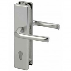 KLAMKA JUNO 72WB (PZ) SREBRNA (F1) [GD 85-95mm]