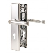 KLAMKA JUNO 92WB (PZ) SREBRNA (F1) [GD 85-95mm]