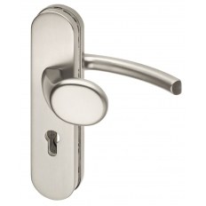 KLAMKO-GAŁKA LOGO 92WB (PZ) SREBRNA (F1) [GD 85-95mm]