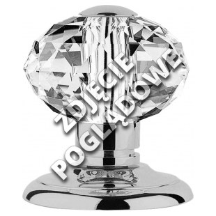 GAŁKA OBROTOWA VERONICA 80 mm SZYLD OKRĄGŁY 103 CR (KOMPLET)